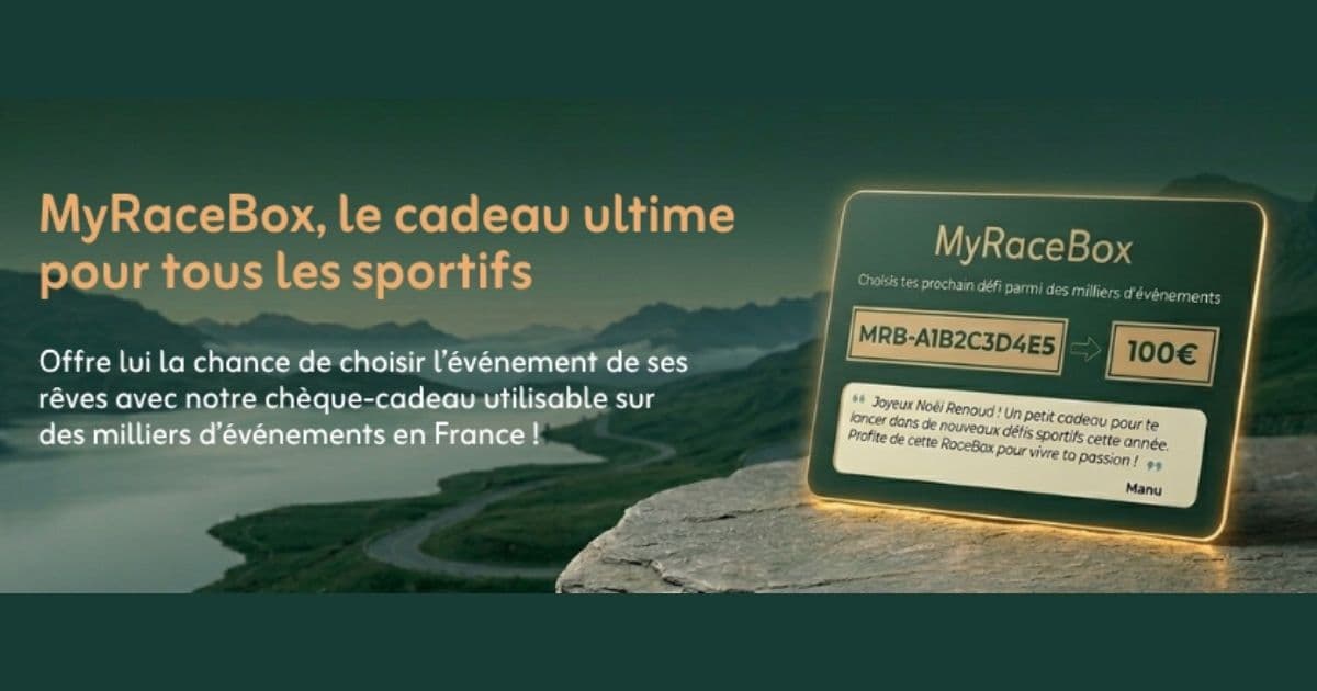 Comment fonctionne MyRaceBox ? Le chèque-cadeau sport expliqué